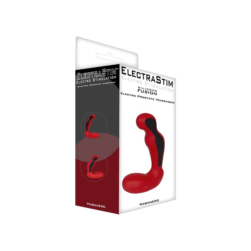 Masażer prostaty - ElectraStim Silicone Fusion Habanero Prostate Massager